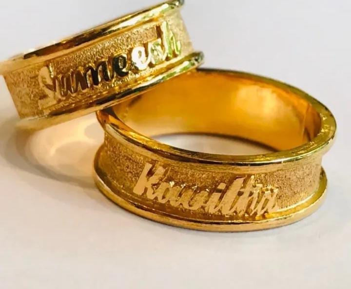 Customised Name Ring