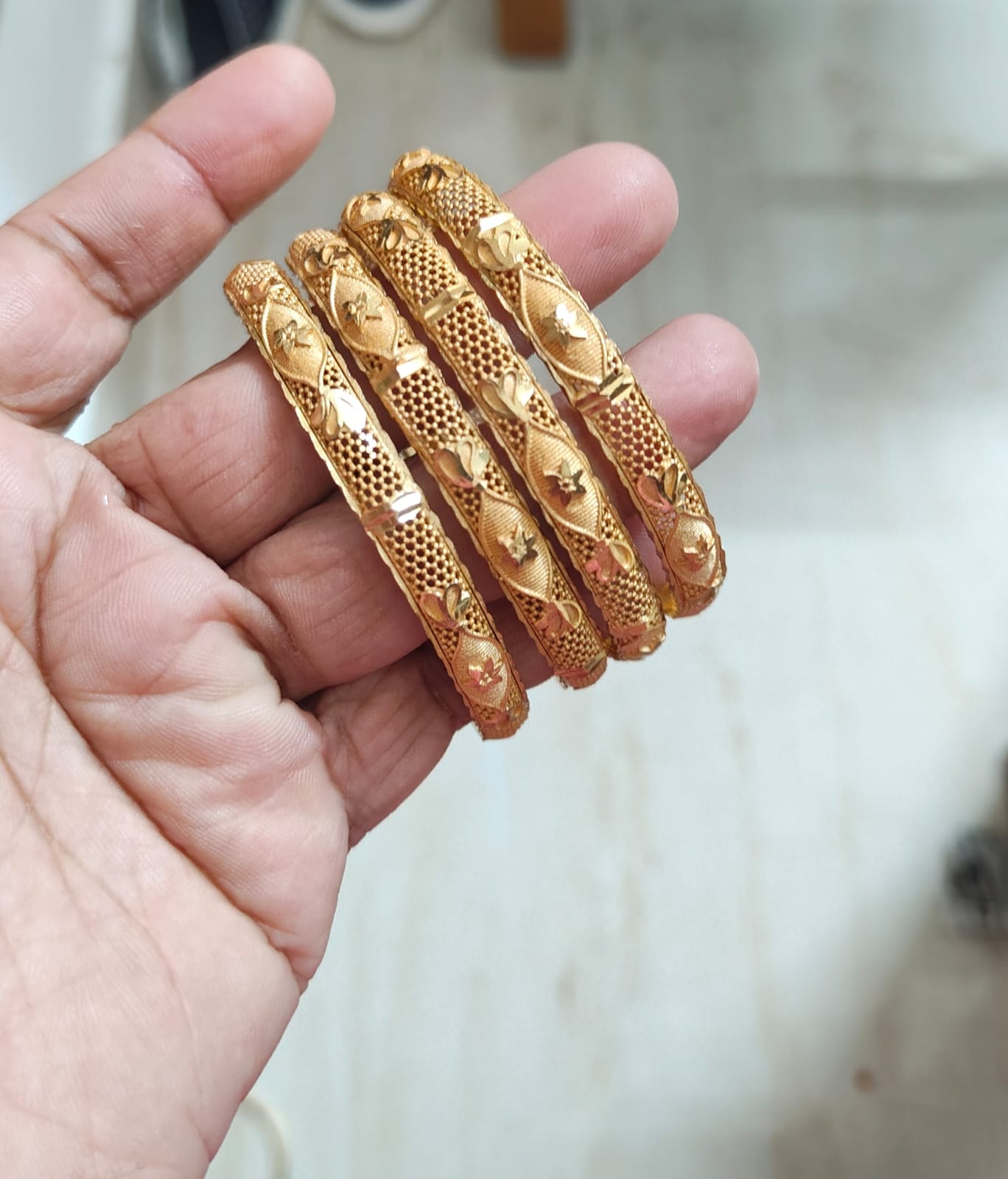 Gold Plated Bangles